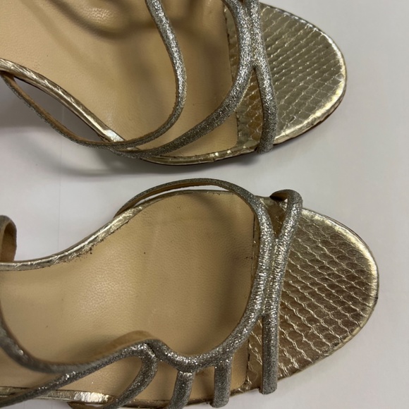 Jimmy Choo Straits D’Orsay Gold Heels - Picture 4 of 14